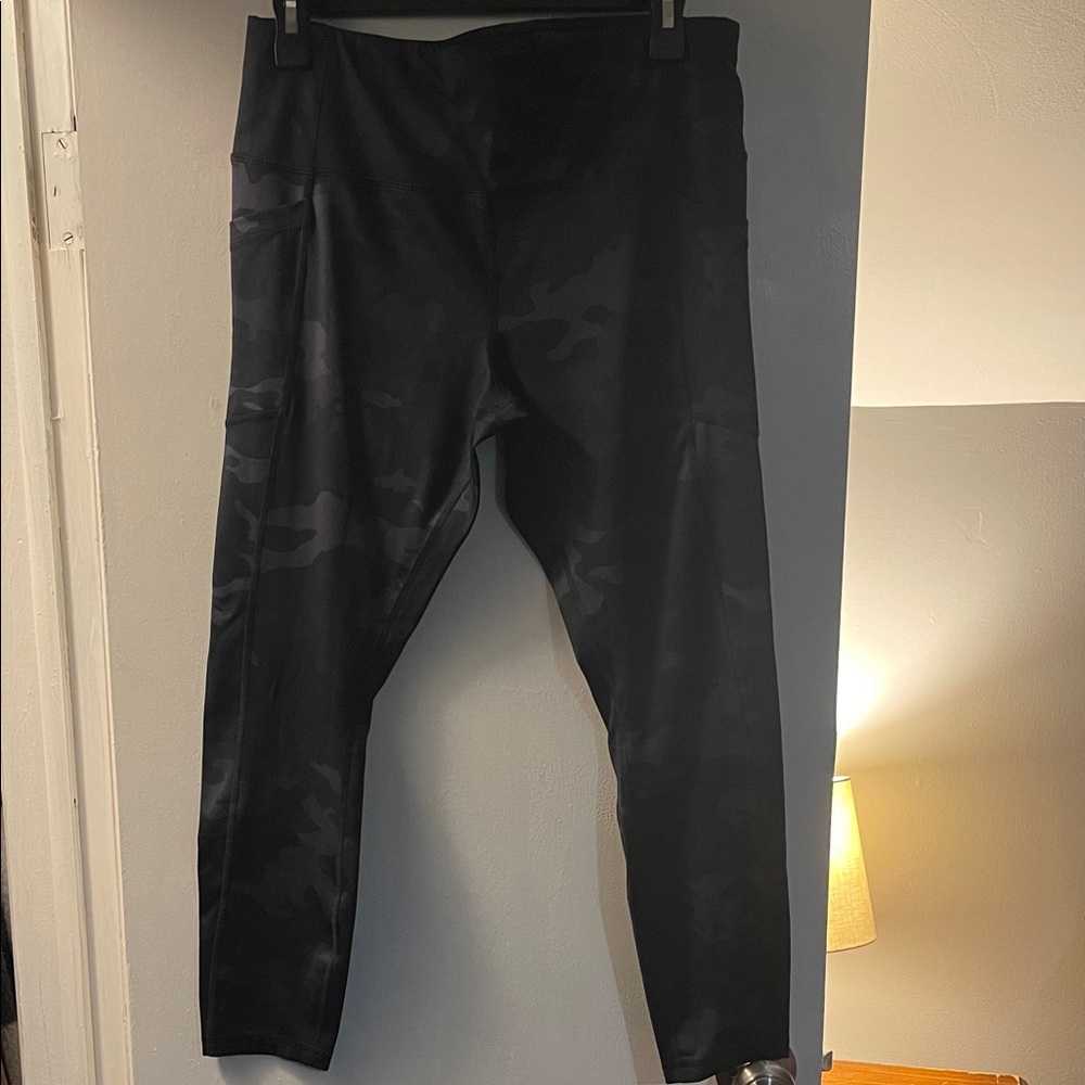 Black Camouflage Leggings